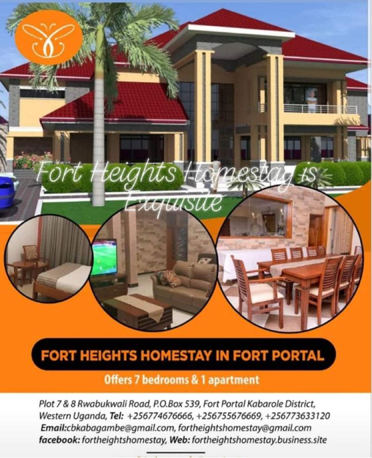 Fort Heights Homestay Fort Portal Dış mekan fotoğraf